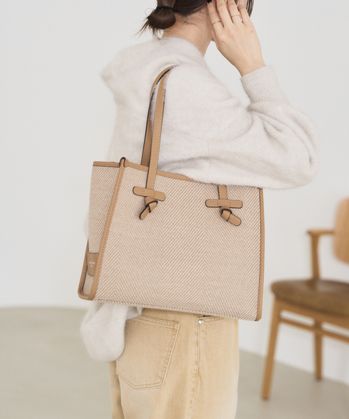 GIANNI CHIARINI（ジャンニ キアリーニ）の「《WEB限定》GIANNI CHIARINI/ジャン二 キアリー二 MARCELLA（トートバッグ・レディース・ブラウン/ベージュ・FREE）」の7枚目の写真