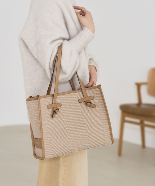 GIANNI CHIARINI（ジャンニ キアリーニ）の「《WEB限定》GIANNI CHIARINI/ジャン二 キアリー二 MARCELLA（トートバッグ・レディース・ブラウン/ベージュ・FREE）」の9枚目の写真