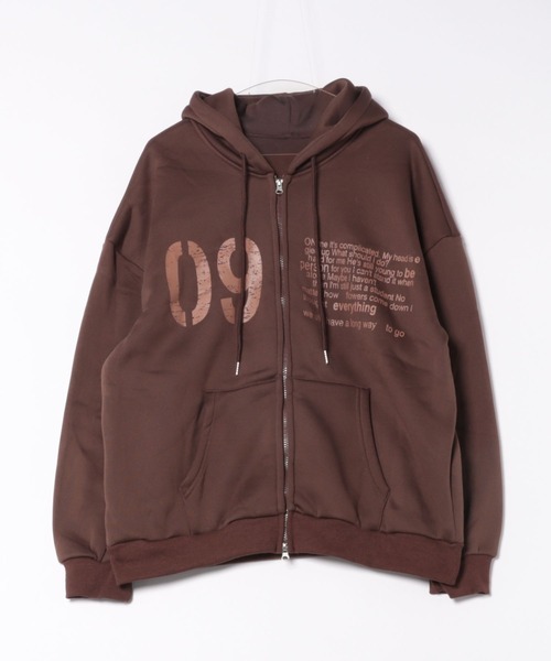Lis ardent(リスアルダン)の「裏起毛ダブルジップフード付きスウェットアウター/4色展開(その他アウター・レディース・グレー/ホワイト/ブラウン/ネイビー・M)」の6枚目の写真