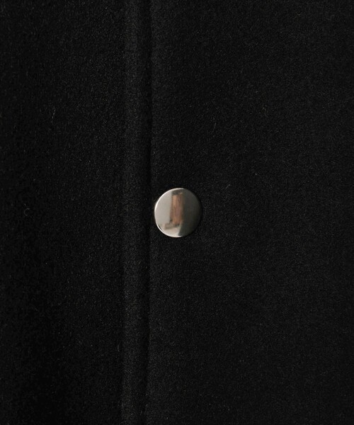 SKOOKUM（スクーカム）の「＜SKOOKUM × monkey time＞メルトン レザーカラ－ ジャケット ブラック（ブルゾン・メンズ・ブラック・S/M/L/XL）」の9枚目の写真