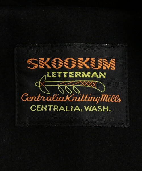 SKOOKUM（スクーカム）の「＜SKOOKUM × monkey time＞メルトン レザーカラ－ ジャケット ブラック（ブルゾン・メンズ・ブラック・S/M/L/XL）」の10枚目の写真