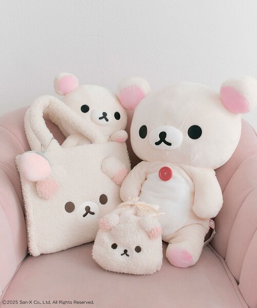 OLIVE des OLIVE（オリーブデオリーブ）の「ボアトートバッグ（トートバッグ・レディース・ブラウン/アイボリー・FREE）」の12枚目の写真