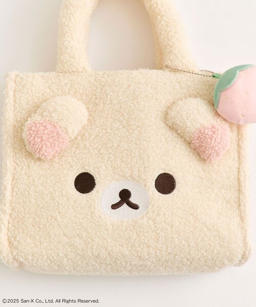 OLIVE des OLIVE（オリーブデオリーブ）の「ボアトートバッグ（トートバッグ・レディース・ブラウン/アイボリー・FREE）」の14枚目の写真