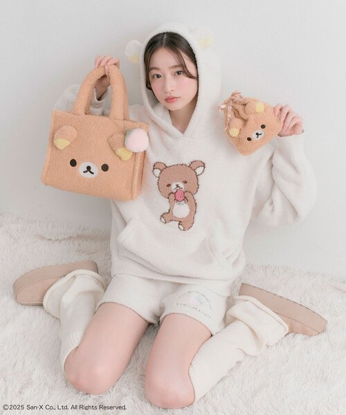 OLIVE des OLIVE（オリーブデオリーブ）の「ボアトートバッグ（トート