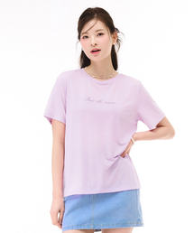 女性エッセンシャルアイスTシャツ - パープル