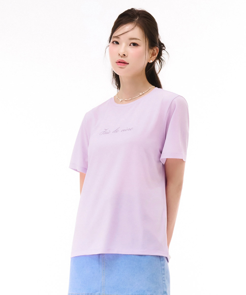 CHASECULT(チェイスカルト)の「女性エッセンシャルアイスTシャツ - パープル(Tシャツ/カットソー・レディース・ライトパープル・95/90/85)」の2枚目の写真