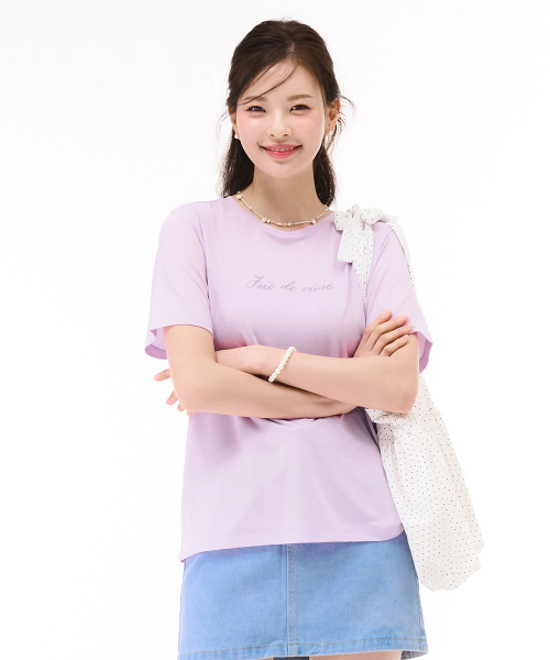 CHASECULT(チェイスカルト)の「女性エッセンシャルアイスTシャツ - パープル(Tシャツ/カットソー・レディース・ライトパープル・95/90/85)」の3枚目の写真