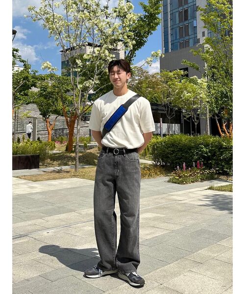 MUSINSA STANDARD（ムシンサスタンダード）の「リラックスしたデニムトラッカージャケット。 [クリーム]（デニムジャケット・メンズ・その他・MEDIUM/LARGE/X-LARGE/XX-LARGE）」の13枚目の写真