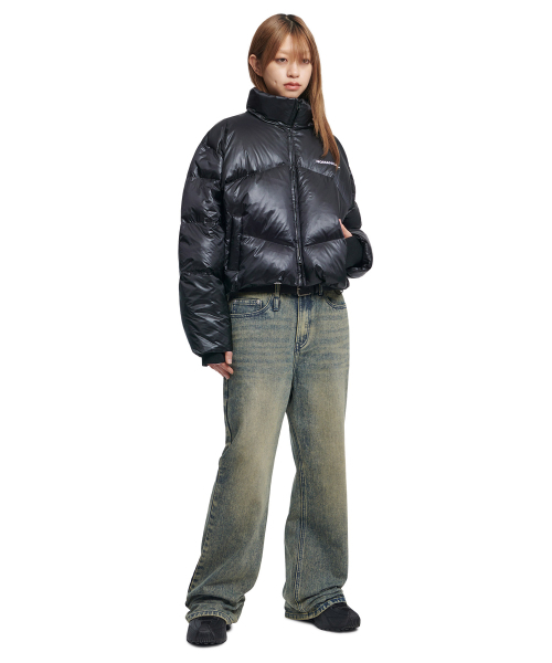 NOMANUAL(NOMANUAL)の「SOFT FLARE DENIM PANTS - WASHED BLUE(デニムパンツ・レディース・その他・SMALL/MEDIUM/LARGE/X-LARGE)」の5枚目の写真