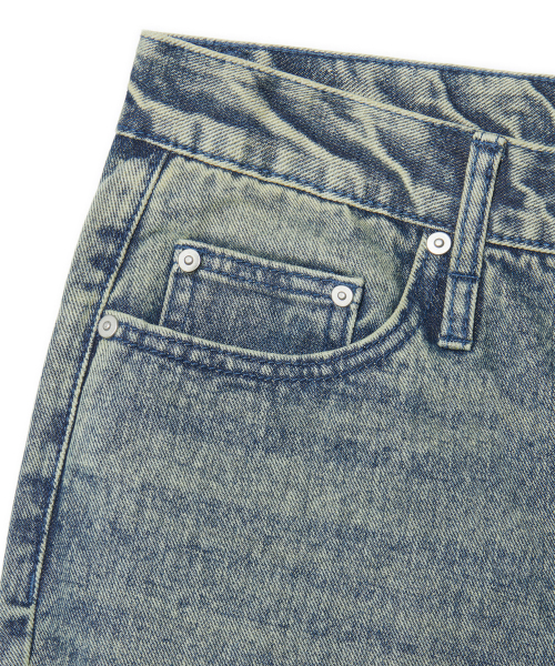 NOMANUAL(NOMANUAL)の「SOFT FLARE DENIM PANTS - WASHED BLUE(デニムパンツ・レディース・その他・SMALL/MEDIUM/LARGE/X-LARGE)」の6枚目の写真