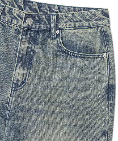 NOMANUAL(NOMANUAL)の「SOFT FLARE DENIM PANTS - WASHED BLUE(デニムパンツ・レディース・その他・SMALL/MEDIUM/LARGE/X-LARGE)」の7枚目の写真