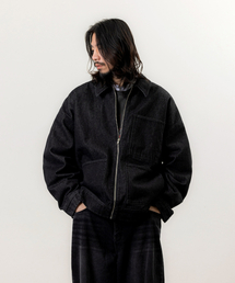 RUGGED HOUSE（ラギッドハウス）の「トリプルポケットデニムトラッカージャケットブラック（デニムジャケット）」