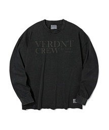 Verdnt（バーダント）の「キャンパスピグメントブロックコア長袖Tシャツ[ブラック]（Tシャツ/カットソー）」