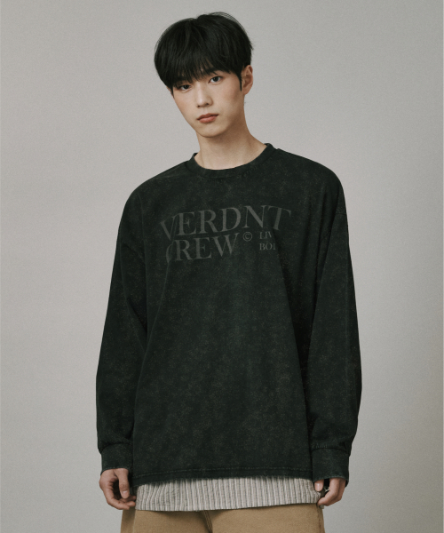 Verdnt（バーダント）の「キャンパスピグメントブロックコア長袖Tシャツ[ブラック]（Tシャツ/カットソー・レディース・ブラック・SMALL/MEDIUM/LARGE）」の3枚目の写真