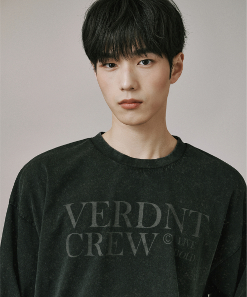 Verdnt（バーダント）の「キャンパスピグメントブロックコア長袖Tシャツ[ブラック]（Tシャツ/カットソー・レディース・ブラック・SMALL/MEDIUM/LARGE）」の5枚目の写真
