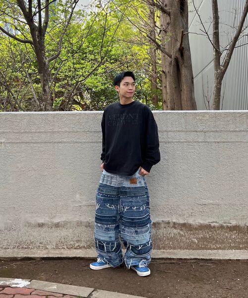Verdnt（バーダント）の「キャンパスピグメントブロックコア長袖Tシャツ[ブラック]（Tシャツ/カットソー・レディース・ブラック・SMALL/MEDIUM/LARGE）」の15枚目の写真
