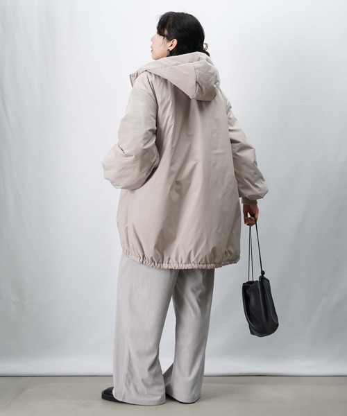 LUCA/LADY LUCK LUCA（ルカ/レディラックルカ）の「LC/LLL フードモンスターコート（ダウンジャケット/コート・レディース・ブラック/グレイッシュベージュ/カーキ・FREE）」の6枚目の写真