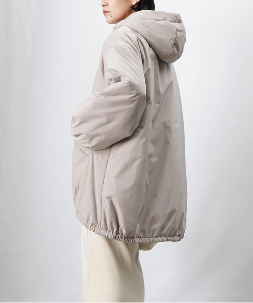 LUCA/LADY LUCK LUCA（ルカ/レディラックルカ）の「LC/LLL フードモンスターコート（ダウンジャケット/コート・レディース・ブラック/グレイッシュベージュ/カーキ・FREE）」の9枚目の写真