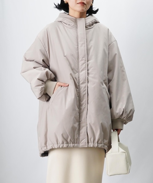 LUCA/LADY LUCK LUCA（ルカ/レディラックルカ）の「LC/LLL フードモンスターコート（ダウンジャケット/コート・レディース・ブラック/グレイッシュベージュ/カーキ・FREE）」の11枚目の写真