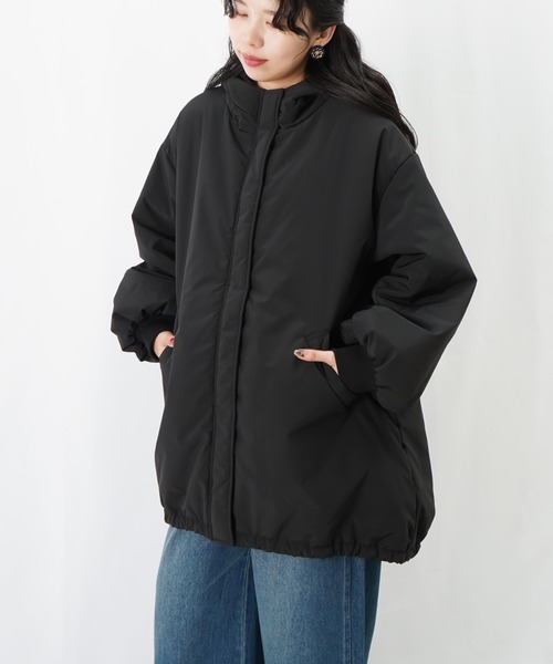 LUCA/LADY LUCK LUCA（ルカ/レディラックルカ）の「LC/LLL フードモンスターコート（ダウンジャケット/コート・レディース・ブラック/グレイッシュベージュ/カーキ・FREE）」の12枚目の写真