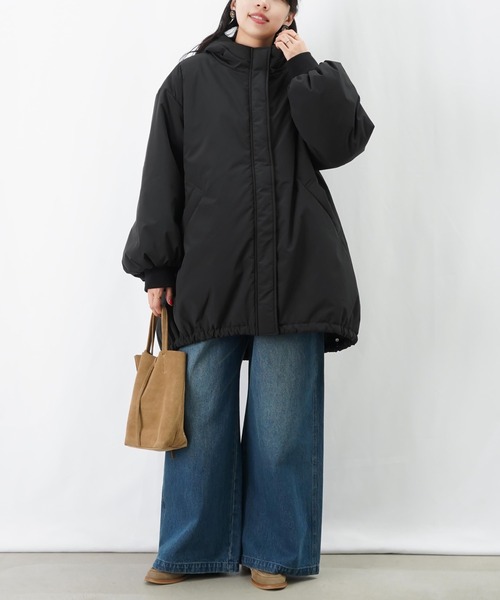 LUCA/LADY LUCK LUCA（ルカ/レディラックルカ）の「LC/LLL フードモンスターコート（ダウンジャケット/コート・レディース・ブラック/グレイッシュベージュ/カーキ・FREE）」の13枚目の写真