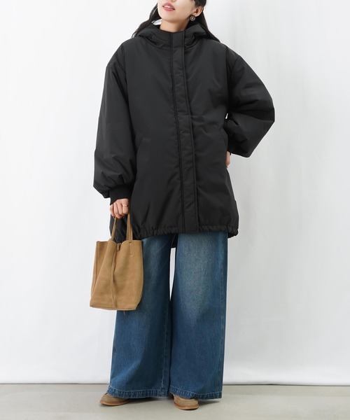 LUCA/LADY LUCK LUCA（ルカ/レディラックルカ）の「LC/LLL フードモンスターコート（ダウンジャケット/コート・レディース・ブラック/グレイッシュベージュ/カーキ・FREE）」の18枚目の写真