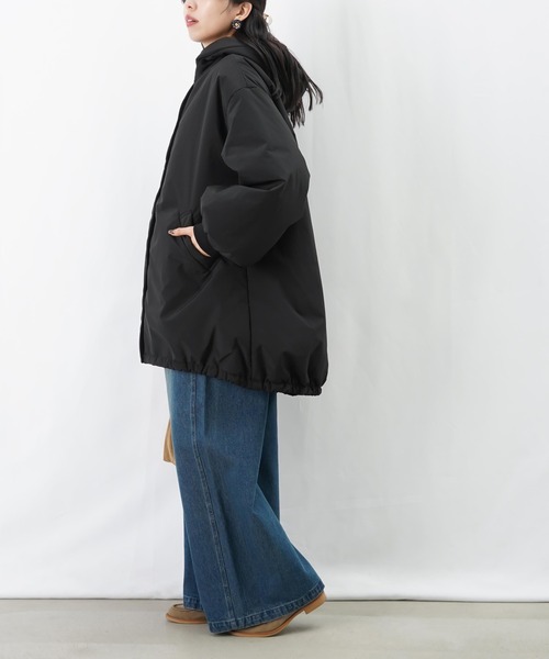 LUCA/LADY LUCK LUCA（ルカ/レディラックルカ）の「LC/LLL フードモンスターコート（ダウンジャケット/コート・レディース・ブラック/グレイッシュベージュ/カーキ・FREE）」の15枚目の写真