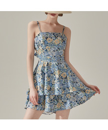 VIKINI VENDER（ビキニベンダー）の「エイシャフラワーロンパース（つなぎ/オールインワン・レディース）」