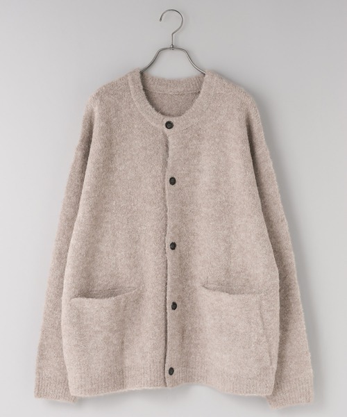 LOWRYS FARM(ローリーズファーム)の「【LFM(U)】ブークレニットクルーカーディガン 625134(カーディガン/ボレロ・メンズ・グレー/チャコールグレー/ベージュ・FREE)」の1枚目の写真