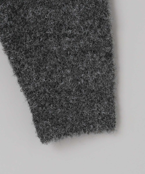 LOWRYS FARM(ローリーズファーム)の「【LFM(U)】ブークレニットクルーカーディガン 625134(カーディガン/ボレロ・メンズ・グレー/チャコールグレー/ベージュ・FREE)」の6枚目の写真