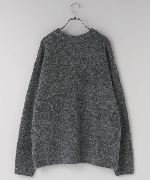 LOWRYS FARM(ローリーズファーム)の「【LFM(U)】ブークレニットクルーカーディガン 625134(カーディガン/ボレロ・メンズ・グレー/チャコールグレー/ベージュ・FREE)」の4枚目の写真