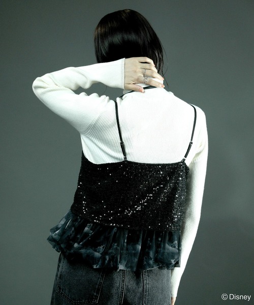 セール】FANTASIA/スパンコール総柄ビスチェ（その他トップス