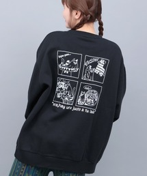 チチカカ | おばけネコ裏起毛プルオーバー(スウェット)