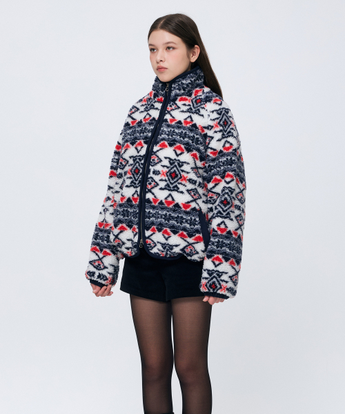 ARI(アリ)の「NORDEN FLEECE JACKET / NAVY(その他アウター・レディース・ネイビー・FREE)」の2枚目の写真