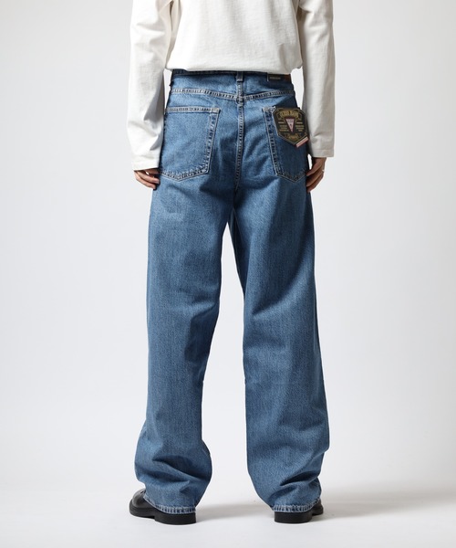 GUESS JEANS(ゲスジーンズ)の「GUESS JEANS G20 Super Baggy デニムバギーパンツ(デニムパンツ・メンズ・ライトブルー・29/33/34/28/30/31/32)」の9枚目の写真