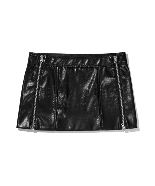 EXTRAORDINARY(エクストラオーディナリー)の「WOMEN ENAMEL SKIRT BLACK(スカート・レディース・その他・SMALL/X-SMALL)」の7枚目の写真