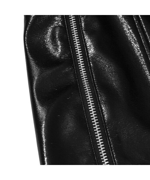 EXTRAORDINARY(エクストラオーディナリー)の「WOMEN ENAMEL SKIRT BLACK(スカート・レディース・その他・SMALL/X-SMALL)」の3枚目の写真