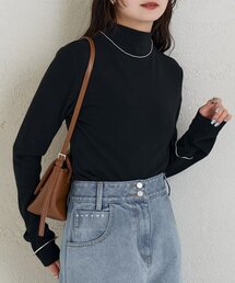 mystic（ミスティック）の「ハイネックロンT（Tシャツ/カットソー・レディース）」