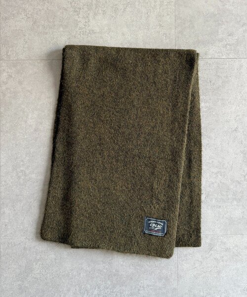 CPCM（シーピーシーエム）の「MIX糸モヘアタッチマフラー（マフラー・メンズ・ブラウン/レッド/カーキ/ブルー・FREE）」の7枚目の写真