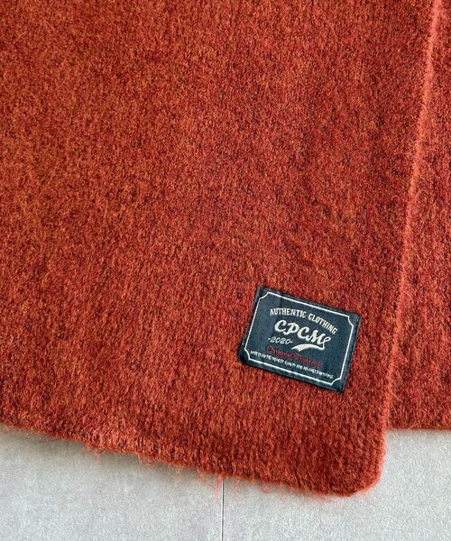 CPCM（シーピーシーエム）の「MIX糸モヘアタッチマフラー（マフラー・メンズ・ブラウン/レッド/カーキ/ブルー・FREE）」の11枚目の写真