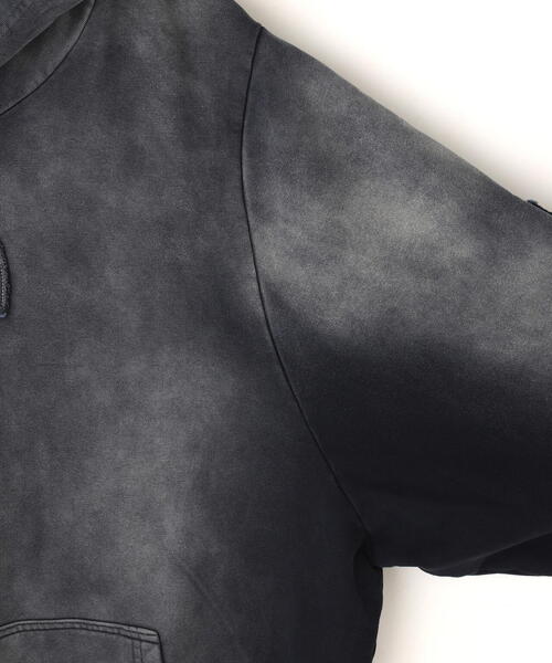 DANKE SCHON(ダンケシェーン)の「DankeSchon/ダンケシェーン/SPRAY PIGMENT SWEAT HOODIE IRON(パーカー・レディース・ブラック・M/L)」の8枚目の写真