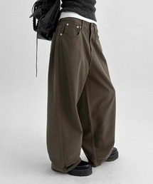 BLACKUP（ブラックアップ）の「[MADE] ソルドワイドコットンパンツ（その他パンツ）」