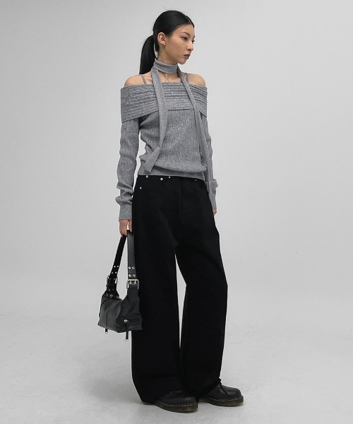 BLACKUP（ブラックアップ）の「[MADE] ソルドワイドコットンパンツ（その他パンツ・レディース・ブラウン/ブラック・MEDIUM/LARGE/SMALL）」の10枚目の写真