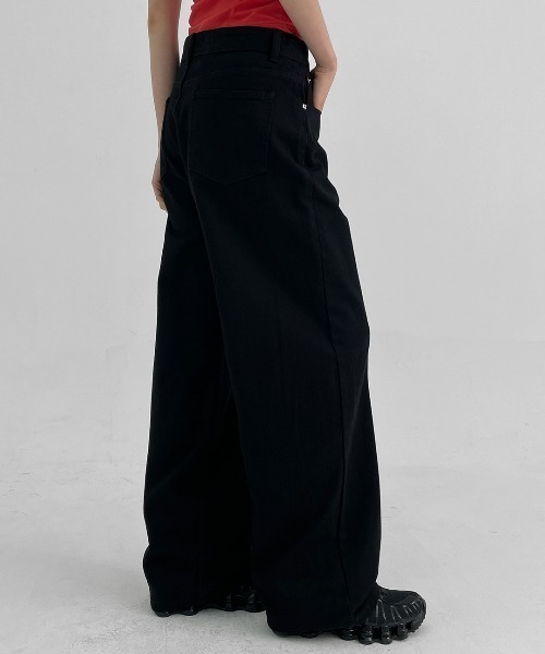 BLACKUP（ブラックアップ）の「[MADE] ソルドワイドコットンパンツ（その他パンツ・レディース・ブラウン/ブラック・MEDIUM/LARGE/SMALL）」の22枚目の写真