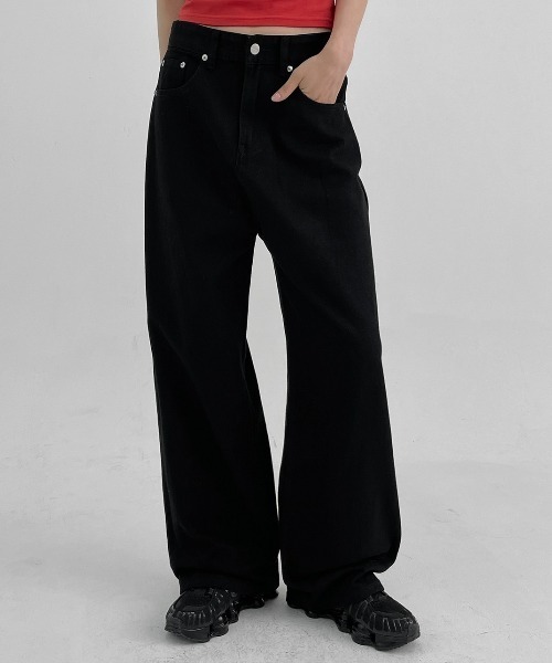 BLACKUP（ブラックアップ）の「[MADE] ソルドワイドコットンパンツ（その他パンツ・レディース・ブラウン/ブラック・MEDIUM/LARGE/SMALL）」の21枚目の写真