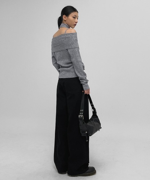 BLACKUP（ブラックアップ）の「[MADE] ソルドワイドコットンパンツ（その他パンツ・レディース・ブラウン/ブラック・MEDIUM/LARGE/SMALL）」の13枚目の写真