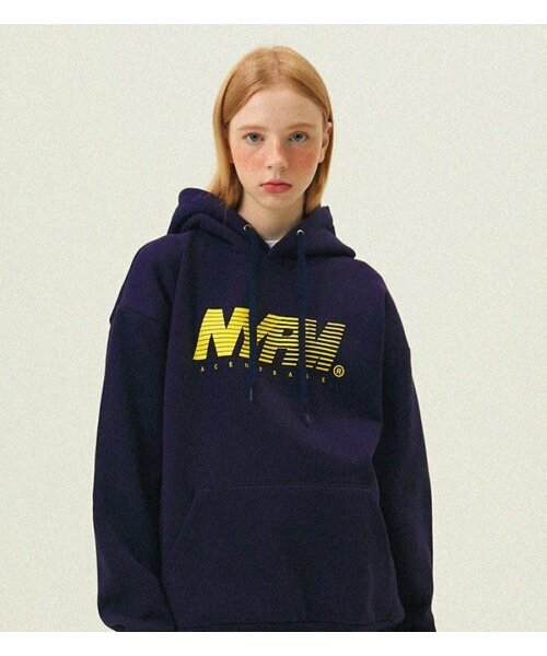 NP STUDIO(エヌピースタジオ)の「NYPM SPD ロゴ フードパーカー ネイビー(パーカー・レディース・その他・LARGE/MEDIUM)」の1枚目の写真