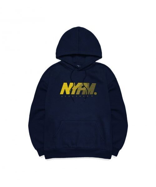 NP STUDIO(エヌピースタジオ)の「NYPM SPD ロゴ フードパーカー ネイビー(パーカー・レディース・その他・LARGE/MEDIUM)」の3枚目の写真