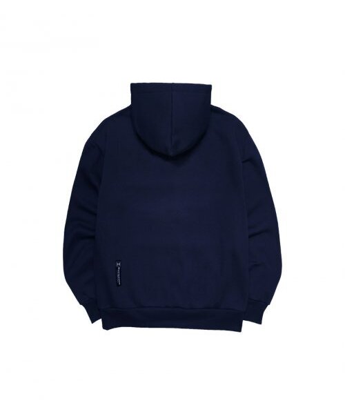 NP STUDIO(エヌピースタジオ)の「NYPM SPD ロゴ フードパーカー ネイビー(パーカー・レディース・その他・LARGE/MEDIUM)」の2枚目の写真