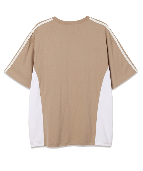 VANNWORKS(バンワークス)の「スポーティブロックコアVネック半袖Tシャツ (VS0033) ベージュ(Tシャツ/カットソー・レディース・その他・LARGE/MEDIUM)」の2枚目の写真